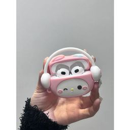 meyaar Silicone Case for Apple Airpods 4 (2024) Cute Design for AirPods 4 with Active Noise Cancellation (ANC) with Keychain Shockproof Protective Case (Kitty (Peach)) image 5