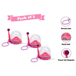 Sarvda Magnetic Aim it Game Stress Buster Dopamine Best birthday Return Gift Stress Relief toy for all age Group Pack of 3 - Multicolour-17