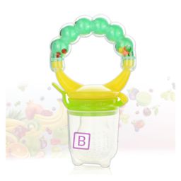 Bembika Baby Food Nibbler Ring Design Baby Pacifier Large - Green-9