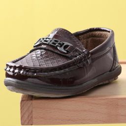 Cute Walk by Babyhug Slip On Formal Shoes - Coffee-picture-30