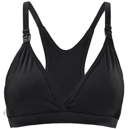 Bella Mama Eco Jiva Finish Solid Sleep Bra - Black-picture-45