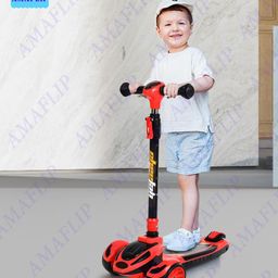 NIYAMAT Kick Scooter for Ages 3+,Kid, Teens & Adults Max Load 75KGS Foldable, Lightweight, Big Wheels for Kids, E-scooter Skating Board | Kids Scooty-21
