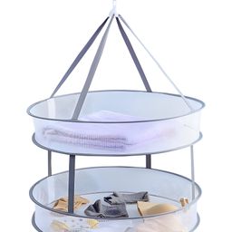 COZY VIBES Foldable Drying Net, Hanging Net, Foldable, Drying Basket, Double Layer, 2 Layers , Hanging Net Hanging Multifunctional for Drying Sweaters etc - PACK OF 1 - COLOR MAY VARY-13