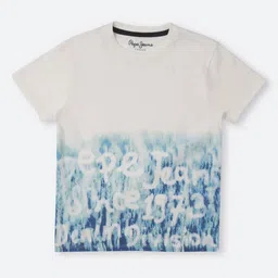 Pepe Jeans Boys Typography Printed Round Neck Cotton T-shirt-image-17