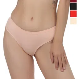 Liigne Pack Of 5 Cotton Mid Rise Basic Briefs VCPC2116-XS-image-70