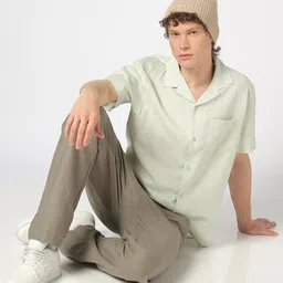 GAP Men Linen Cotton Casual Shirt with Patch Pocket-image-11
