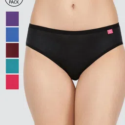 Dollar Missy Pack of 6 Inner Elasticated Hipster Panty-image-47