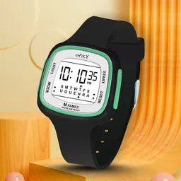 Spiky Kids Multi Functional Digital Automatic Watch SPKEVA16_C6_BLK-45
