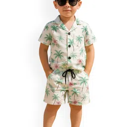 BAESD Boys Printed Shirt with Shorts-24