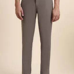 JADE BLUE Men Slim Fit Trousers-21