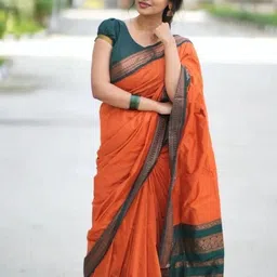 PHEASANT Woven Design Zari Banarasi Saree-picture-43