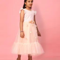 BAESD Net Fit & Flare Midi Dress image 3