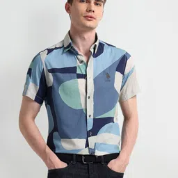 U.S. Polo Assn. Denim Co. Men Classic Slim Fit Opaque Casual Shirt-image-99