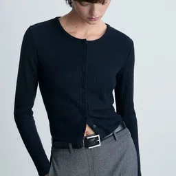 MANGO Women Ribbed Cardigan-picture-29
