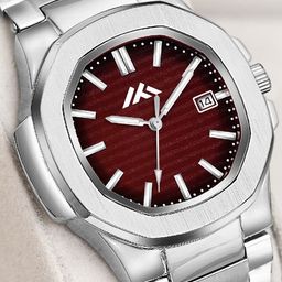 DOUBLERUN Men Dial & Bracelet Style Straps Analogue Multi Function Watch image 2