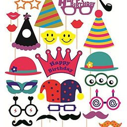 Syga Birthday Party Props Pack Of 24 - Multicolor-image-36