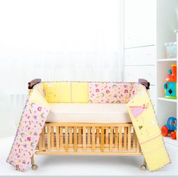 Babyhug Premium Cotton Crib Bumper Regular- Princess Theme (Cot not Included)-image-8