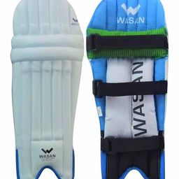 Wasan Cricket Batting Legguard Pads - White Blue-picture-28
