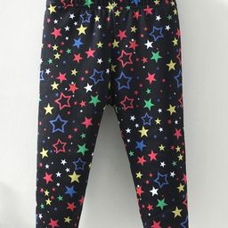 Kookie Kids Full Length Leggings Star Print - Navy-image-37