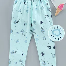 Lazy Bones Full Length Leggings - Blue-picture-4