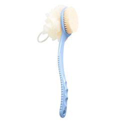 Lichee 2 In 1 Back Body Bath Brush With Bristles & Loofah Sponges For Exfoliating-50
