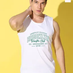 WOOSTRO Pack Of 2 Printed Combed Cotton Gym Vests VWS26(BKLN WHITE)(HARD WHITE)-image-22