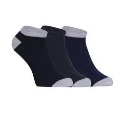 SOXVIEW Pack of 3 Unisex Solid Ankle Length Socks-image-36