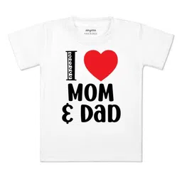 Arvesa Kids Typography Printed Applique T-shirt-27