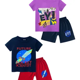 BAESD Boys Printed T-shirt with Shorts-image-39