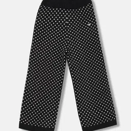 Blue Giraffe Girls Polka Dot Printed Trousers-picture-49