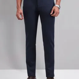 AD By Arvind Men Mid-Rise Regular Fit Formal Trousers-image-32