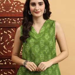 Anouk Rustic Women Ethnic Motifs Printed V-Neck Pure Cotton Kurti-picture-54