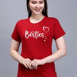 Moda Rapido Women Typography Printed Round Neck Cotton T-shirt-picture-18