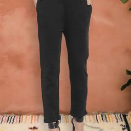 all about you Women Smart Mid-Rise Slim Fit Trousers-image-78