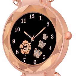 CERO Unisex Pack of 2 Printed Bracelet Style Straps Analogue Multi Function Watch Com2-FBF image 4
