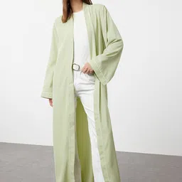 Trendyol Open Front Longline Shrug-8