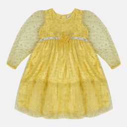 YOUNG BIRDS Girls Floral Fit & Flare Dress-image-58