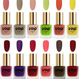 VOLO Set Of 12 Velvet Matte Nail Polish - 8 ml Each-image-103