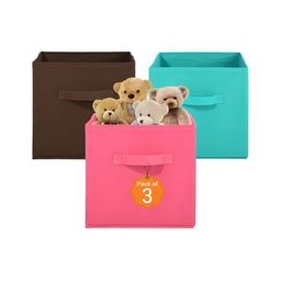 Aura Pink & Brown 3 Pieces Multi-Utility Organisers-53