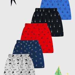 KUCHIPOO Boys Printed Shorts-image-32