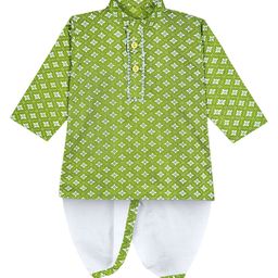 BAESD Boys Ethnic Motifs Printed Regular Kurta with Dhoti Pants-23
