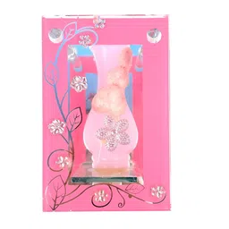 apka mart Pink & Blue Floral Vase Enclosed In Mirror Panels Showpiece-45