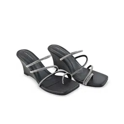Lino Perros Embellished Open Toe Wedge Sandals-43