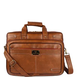 Fashion twist Men Leather Laptop Bag-23