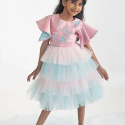 A Little Fable Flared Sleeve Fit & Flare Dress-image-17