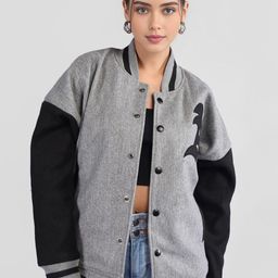 The Roadster Lifestyle Co Oversized Jackets with Ribbed Cuffs-image-41
