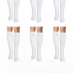MUKHAKSH Unisex White Socks-image-88