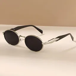 IFLASH Unisex Oval Sunglasses with UV Protected Lens-49