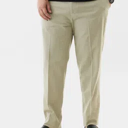 Snitch Men Regular Fit Mid-Rise Cotton Formal Trousers-picture-23