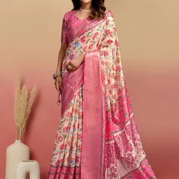 Sangria Floral Printed Saree-51